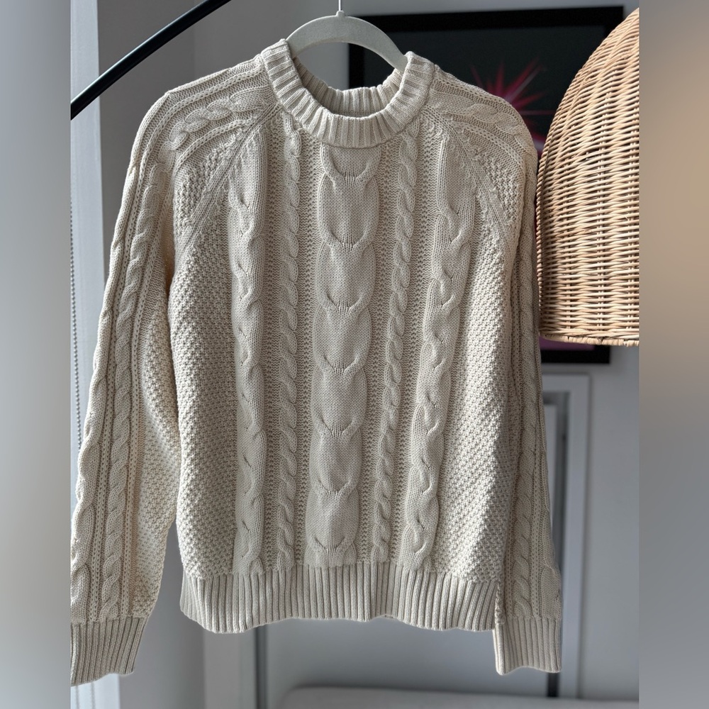 NWOT GAP Beige Knit Sweater